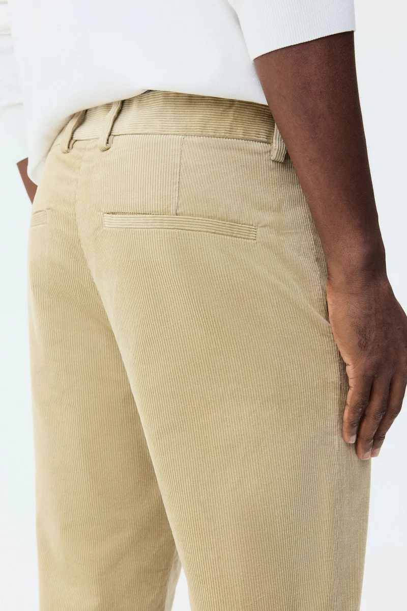 H&M  Regular Fit Corduroy trousers for Men | Best Price UAE